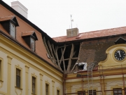 Zámek Myslibořice - rekonstrukce střechy